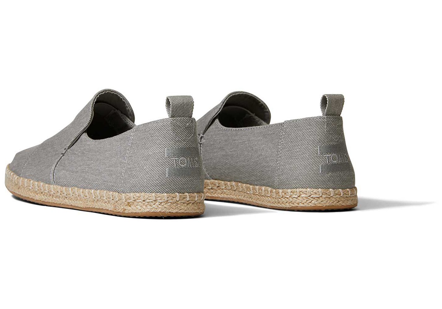 Toms Alpargata Rope Espadrille Grey - Mens - 82630-WGOP